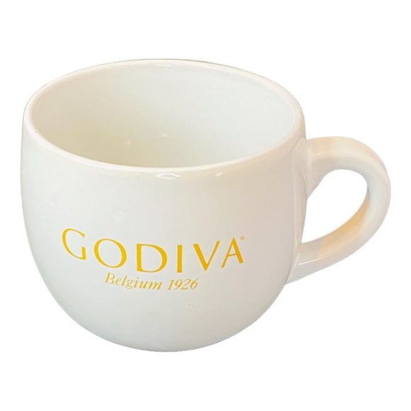 Godiva Belgium 1926 Large Latte Mug by Modern Gourmet Foods White New 12oz - Picture 1 of 4